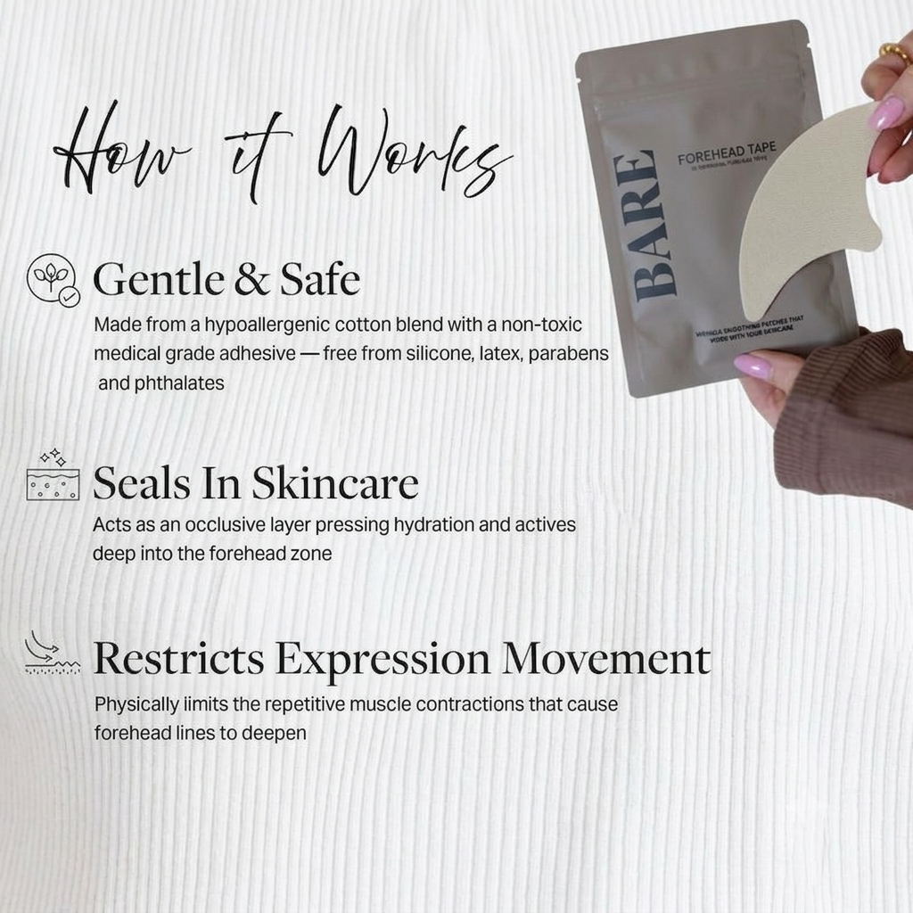 Cinta para frente selladora Bare™ Serum