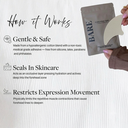 Cinta para frente selladora Bare™ Serum