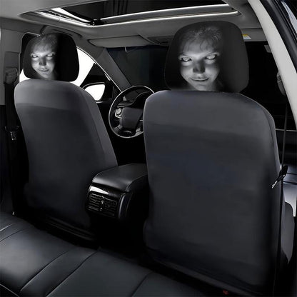 Spooky Car Headrest Cover